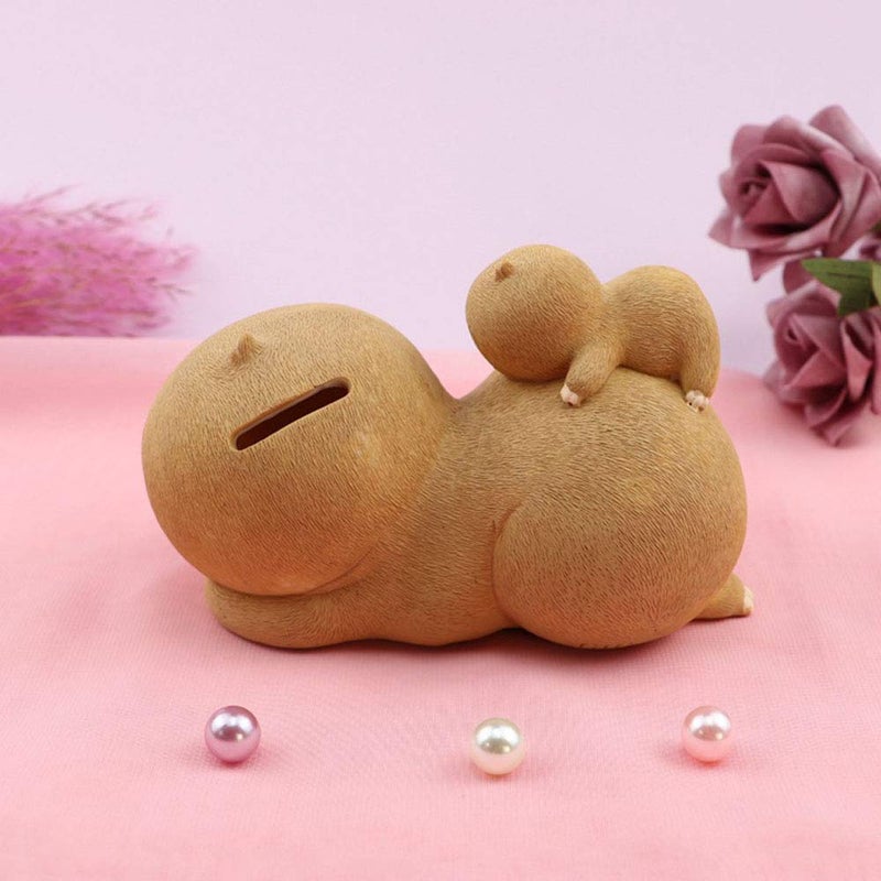 FUYU Cute Cartoon Animal Panda Sloth Piggy Bank Money Box Decoration - Image 3